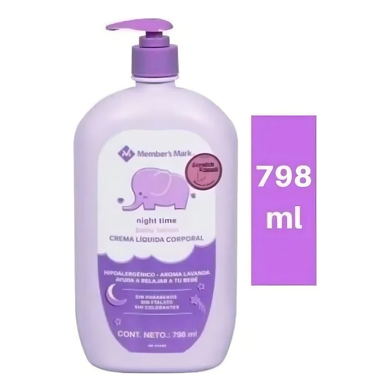 Crema Corporal Relajante P/ Bebé Lavanda Hipoalergénico 798m