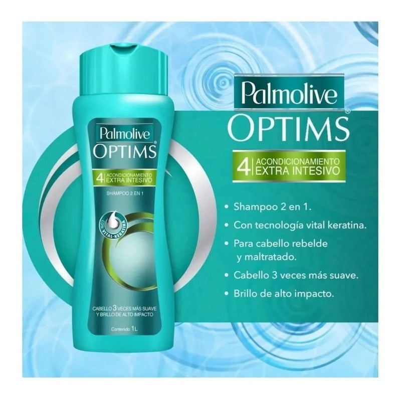 Palmolive Optims 2en1 Acondicionamiento Extra Intensivo 1 Lt