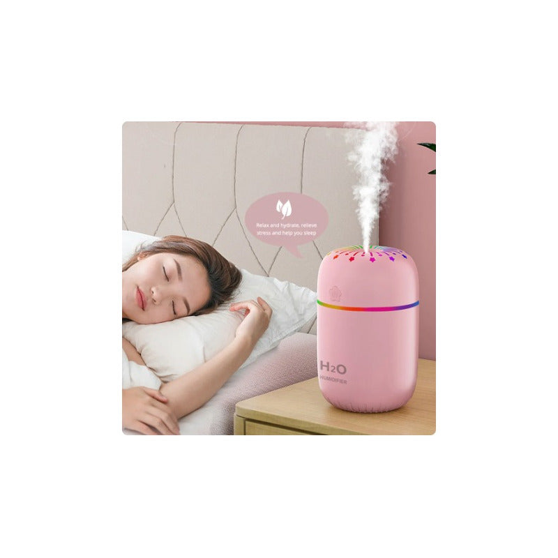 Humidificador De Aire Portátil, Difusor Nano Con Luz Led.