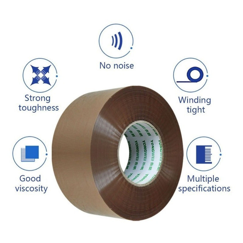 Cinta Adhesiva De Empaque Transparente 48mm X 150 M 5 Piezas