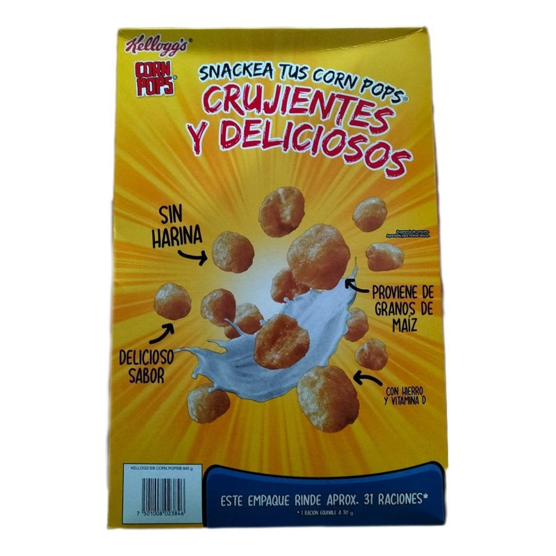 Cereal Corn Pops De Kellogs 940g De Maiz Inflado Y Endulzado - Eurotruck Mexico
