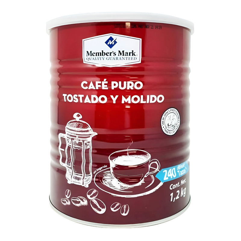 Café Tostado Y Molido Member's Mark 1.2 Kg Calidad Gourmet - Eurotruck Mexico