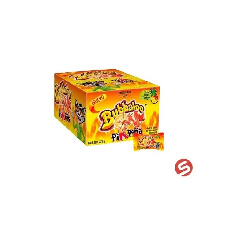 Chicle Bubbaloo Sabor Pikpiña Goma De Mascar Caja 47pz Dulce - Eurotruck Mexico