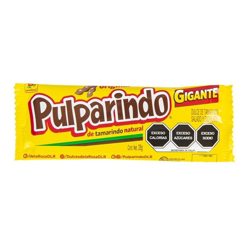Dulce Pulparindo Gigante De La Rosa Sabor Tamarindo 16 Pzas - Eurotruck Mexico