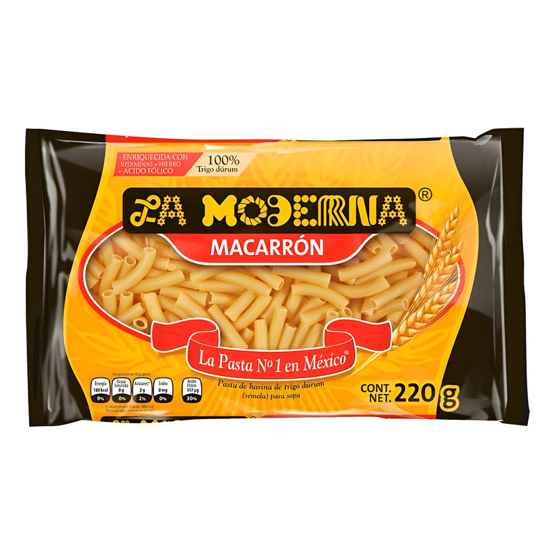 La Moderna Pasta Para Sopa Macarron 200 Gr - Eurotruck Mexico