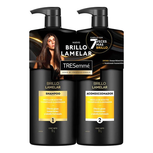 Pack Tresemme Brillo Lamelar Shampoo + Acondicionador 1 L - Eurotruck Mexico