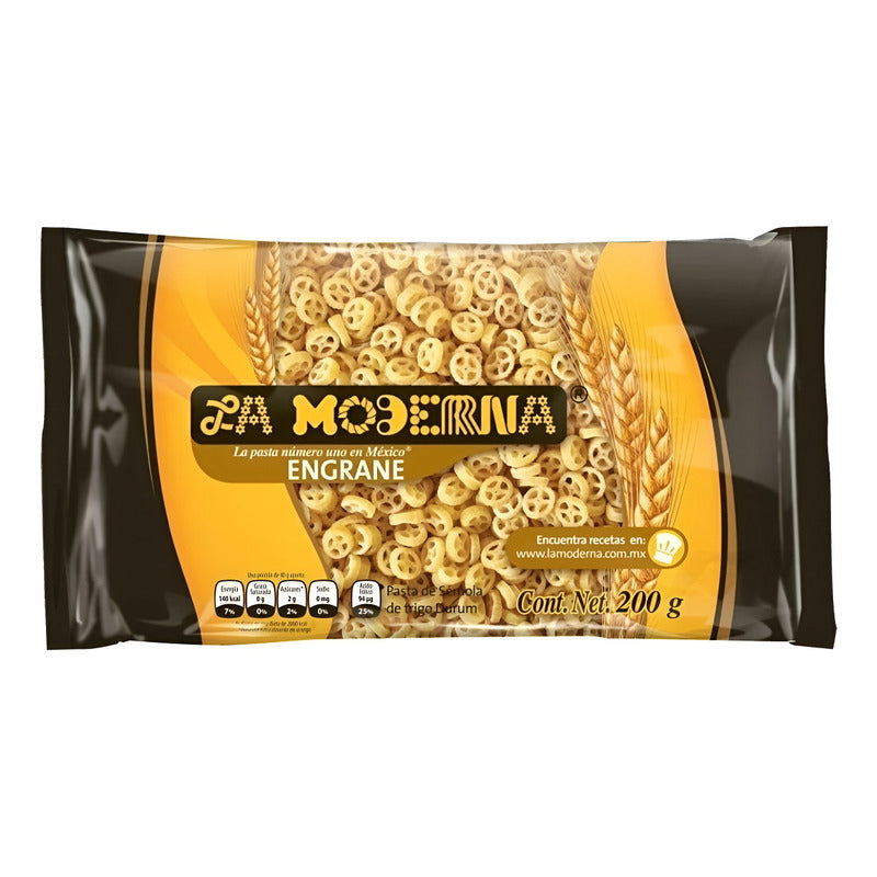 Sopa La Moderna Engrane Pasta De Sémola De Trigo Durum 200g - Eurotruck Mexico