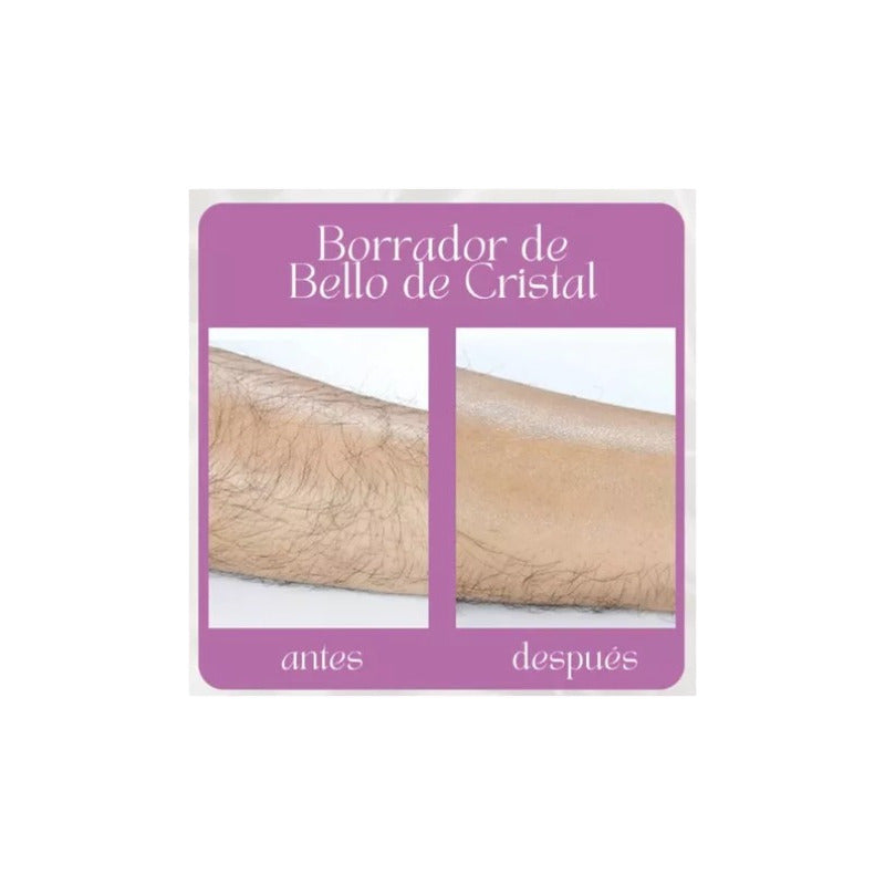 Depiladora Removedora Vello Cristal, Borrador Mágico Manual.