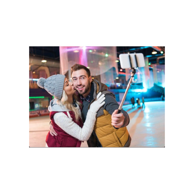 Palo Selfie Stick Con Cable, Extensible Portátil Plegable.