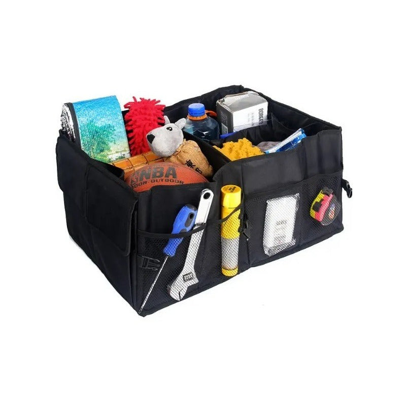 Organizador Bolsa Maletero Para Auto Plegable Gran Capacidad Negro Liso