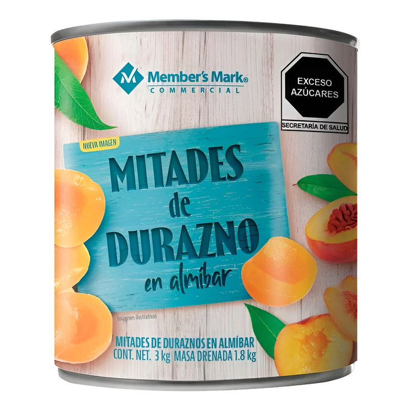 Mitades De Durazno En Almibar Members Mark 3 Kg - Eurotruck Mexico