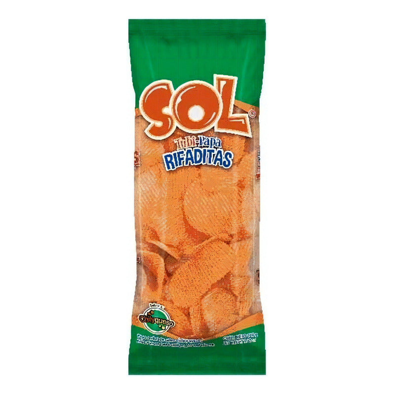 Papas Sol Tubi-papa Rifaditas 100 Gr Sabor Chile Y Queso - Eurotruck Mexico