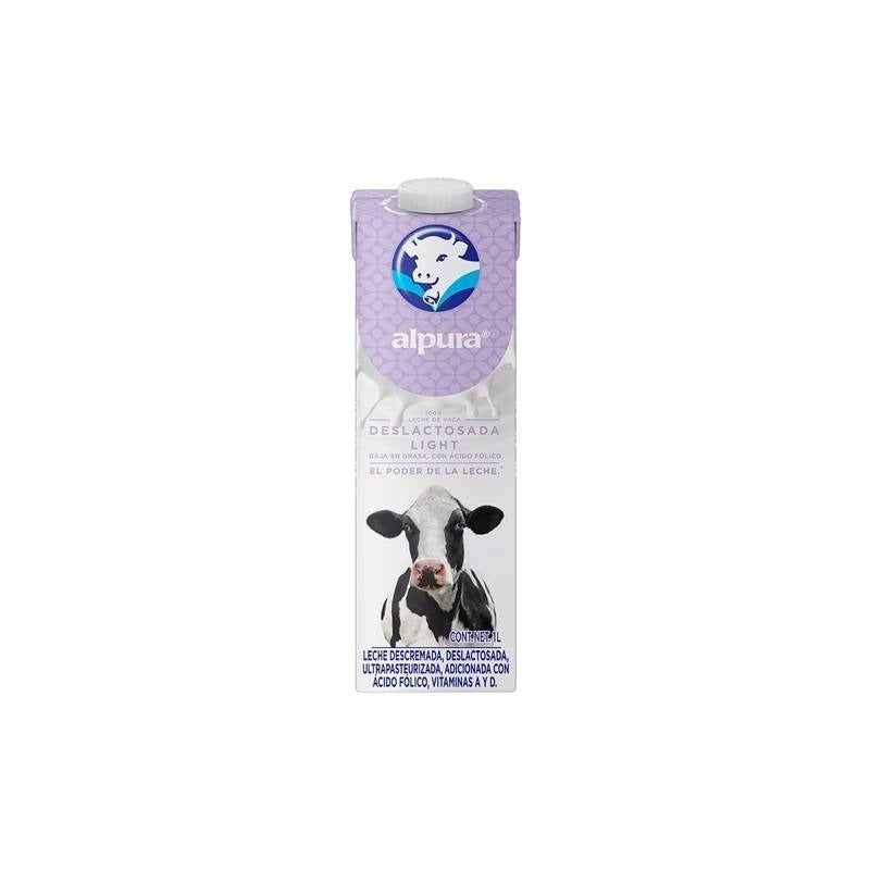Leche Alpura Deslactosada Light 1 Litro Baja En Grasa - Eurotruck Mexico