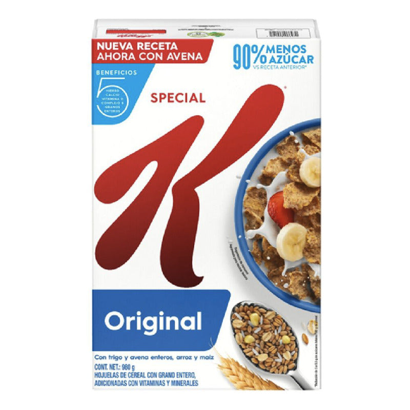 Cereal Special K Original Con Avena 90% Menos Azúcar 980 Gr - Eurotruck Mexico