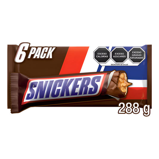 Chocolates Snickers Mars Pack 6pz 288 G - Eurotruck Mexico