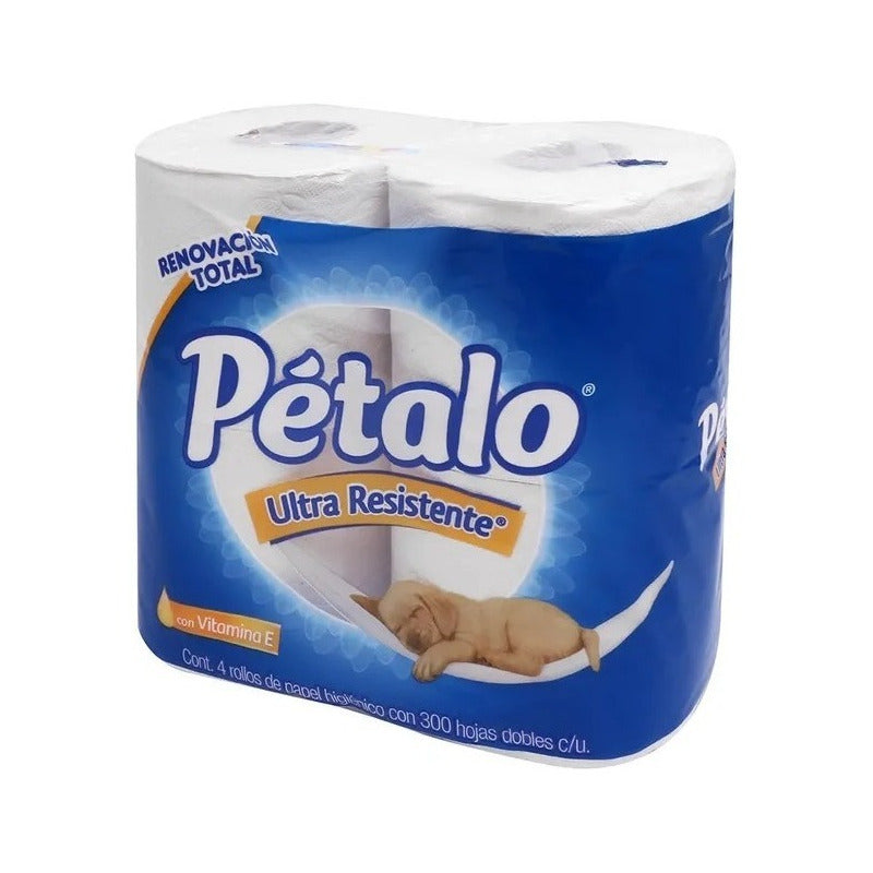 Papel Higienico Petalo Ultra Resistente Con 4 Rollos - Eurotruck Mexico