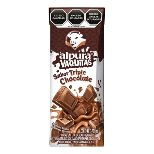 Leche Alpura Sabor Triple Chocolate 200 Ml - Eurotruck Mexico