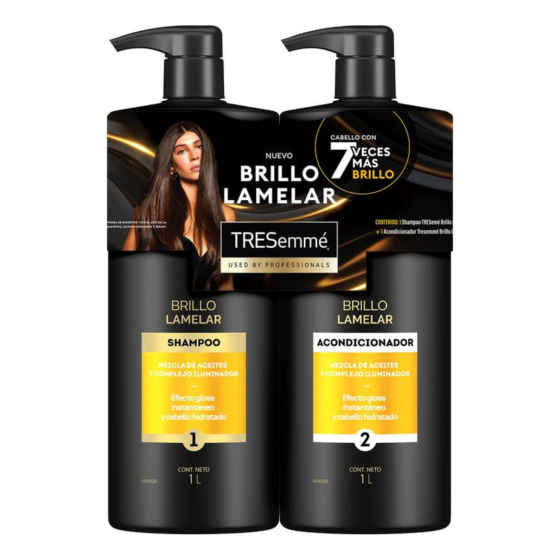 Pack Tresemme Brillo Lamelar Shampoo + Acondicionador 1 L - Eurotruck Mexico