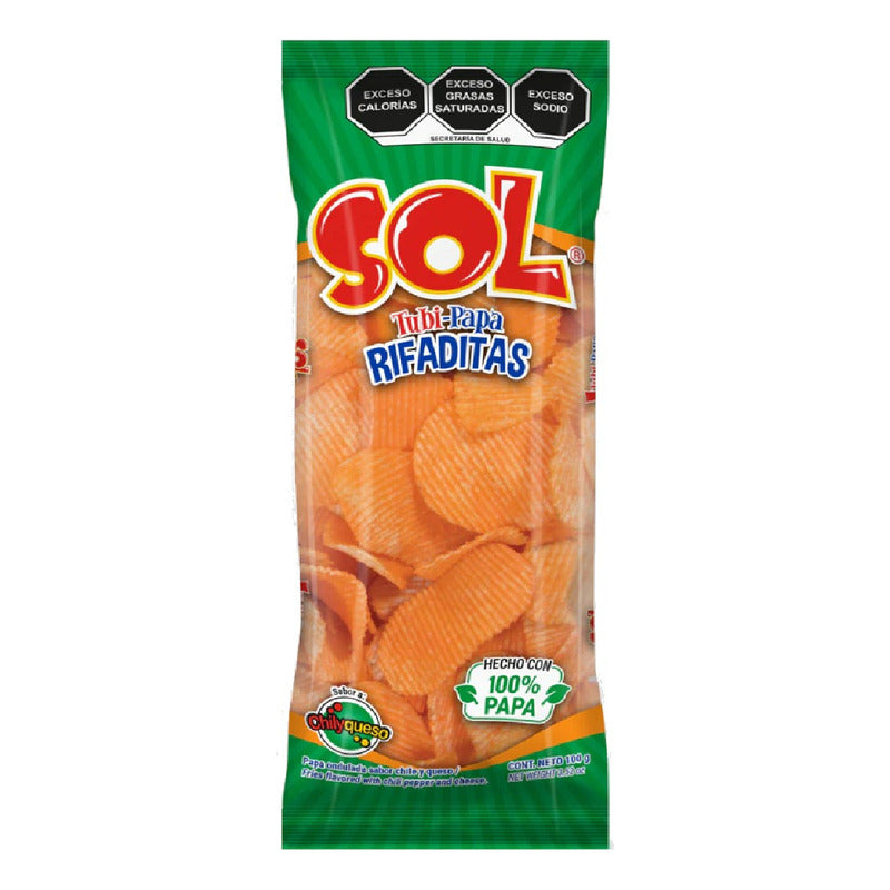 Sol Tubi Papa Rifadita 100 Gr - Eurotruck Mexico