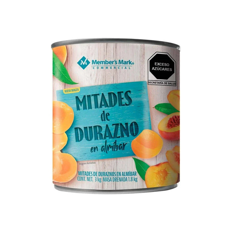 Duraznos En Mitades Members Mark En Almíbar 2.955 Kg - Eurotruck Mexico