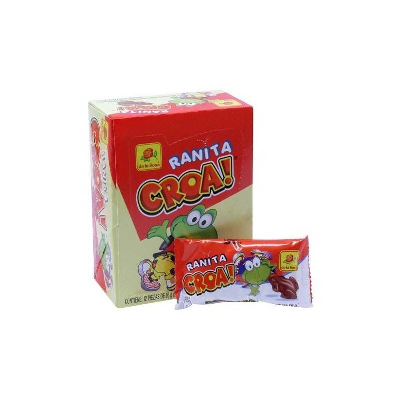 Chocolate La Ranita Croa De La Rosa 12pz Con Cereal Inflado - Eurotruck Mexico