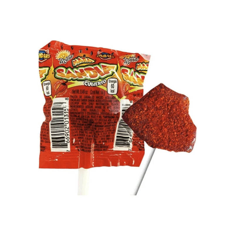 Paleta Sandia Enchilada 40 Pzas Mara Sandia Con Chile Kosher - Eurotruck Mexico
