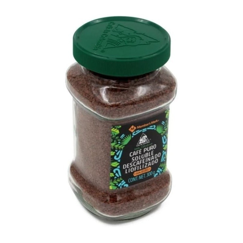 Cafe Puro Soluble Liofilizado Descafeinado Members Mark 300 Gr - Eurotruck Mexico