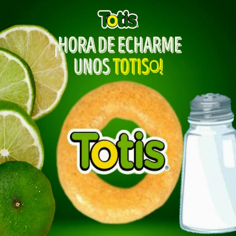 Totis Frituras Botana En Forma De Donita Sal Y Limon 25pz