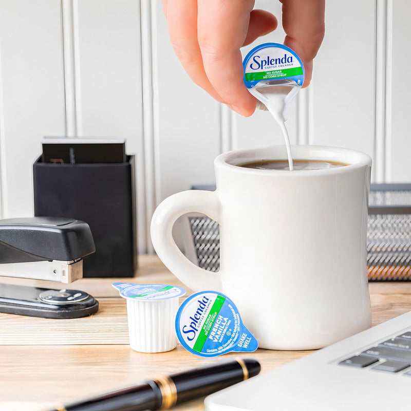 Crema Para Café French Vanilla Splenda Creamer Cups 48 Pzs