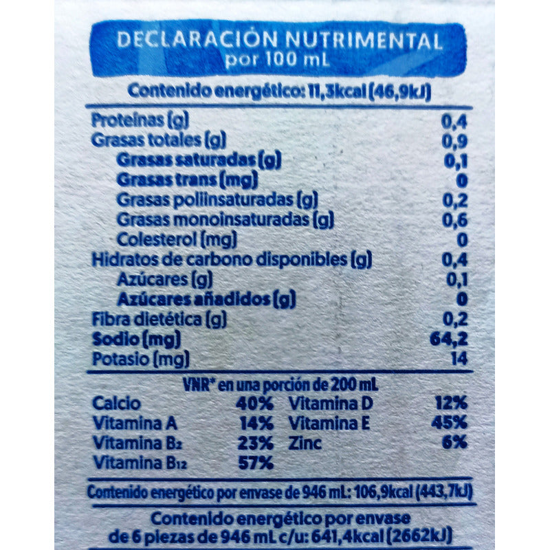 Leche De Almendra Silk Sin Azucar Original 6 Pzs De 946 Ml - Eurotruck Mexico