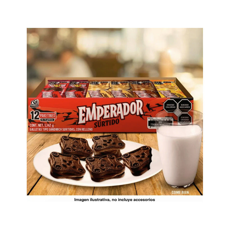 Galletas Emperador Gamesa De 12 Pzas 1142gr