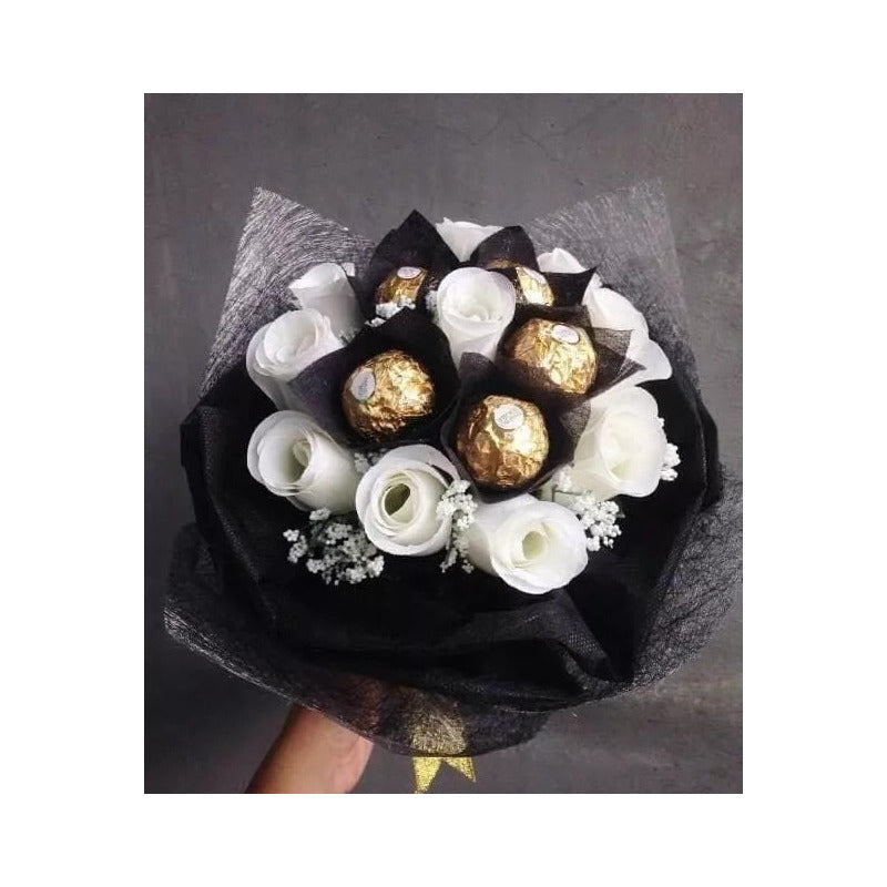 Chocolates Ferrero Rocher 8 Piezas Caja Corazon 100 Gramos