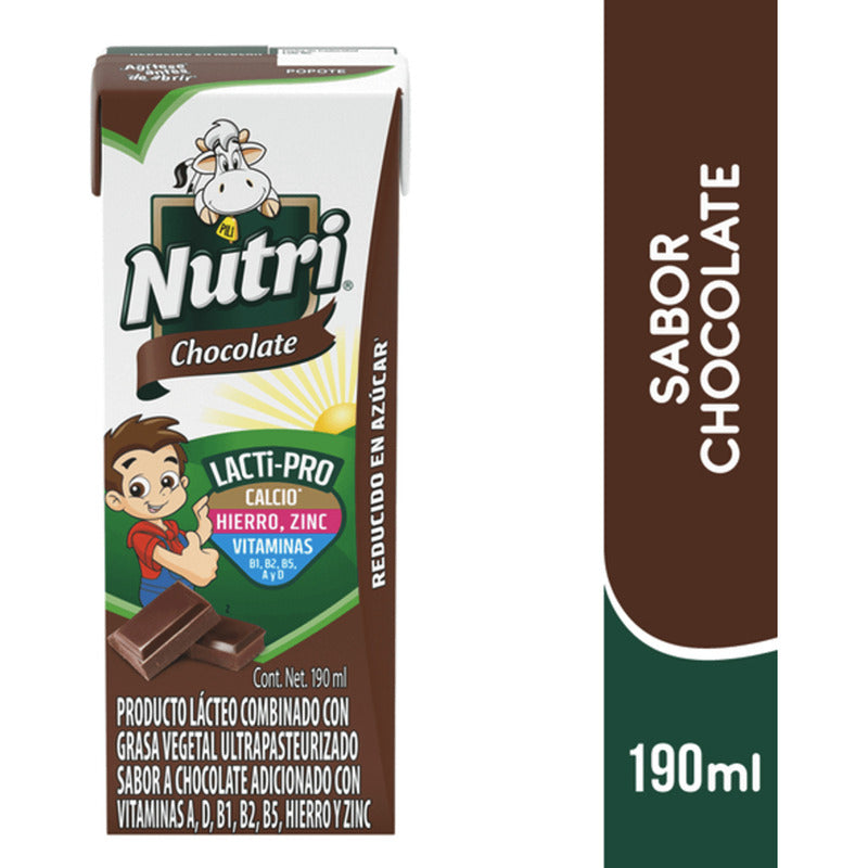 Leche Nutri Sabor Chocolate De 190ml Nutrileche - Eurotruck Mexico