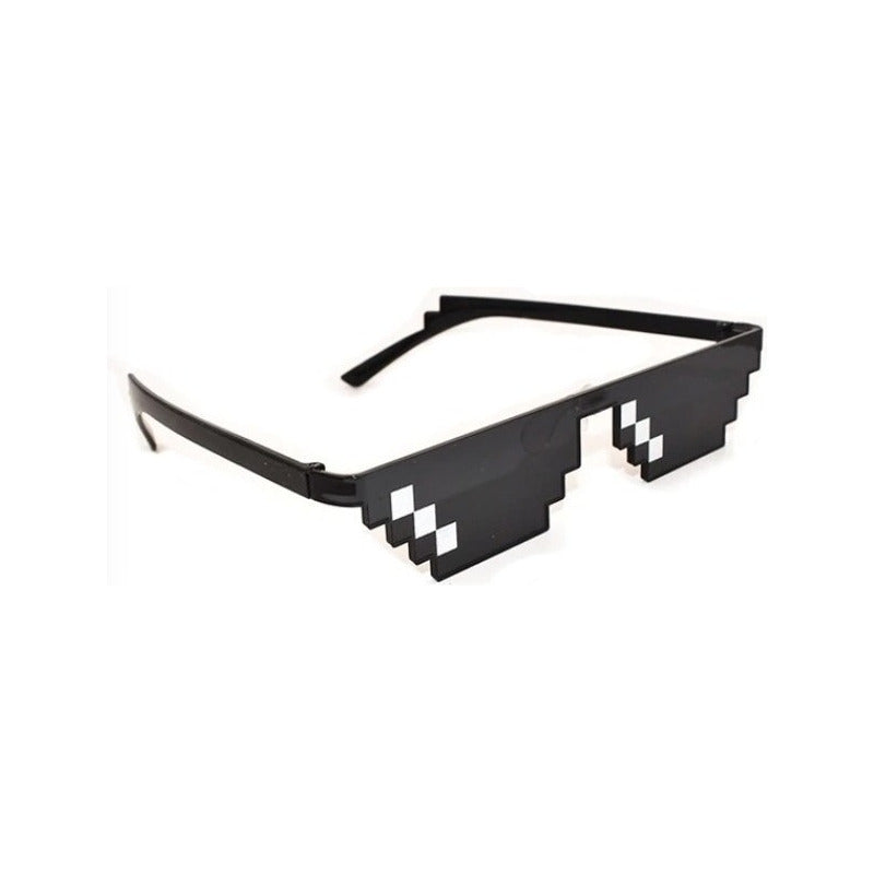 Lentes Thug Life Pixel Broma Fiesta Snoop Dogg Rap Hip Hop Color Lentes Grandes Negro Negro - Eurotruck Mexico