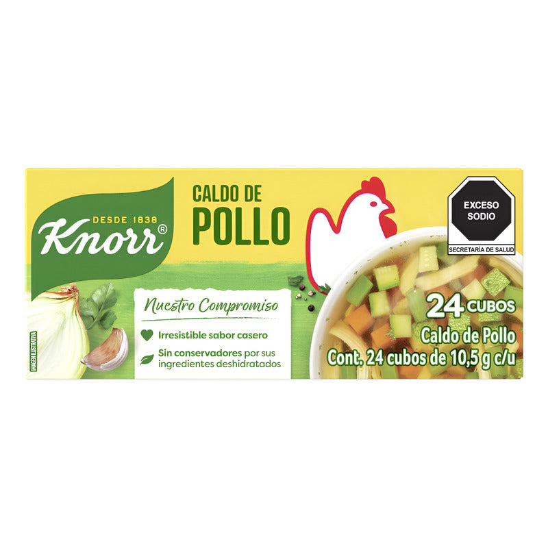 Caldo De Pollo Knorr 24 Cubos De 10.5 G - Eurotruck Mexico