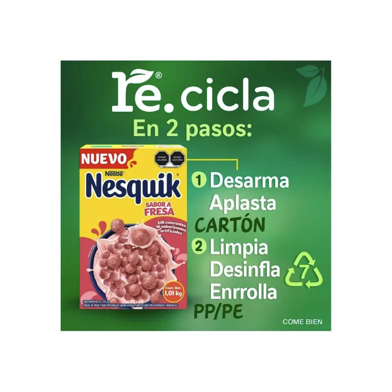 Cereal Nesquik De Fresa Nestle De 1.01 Kg - Eurotruck Mexico