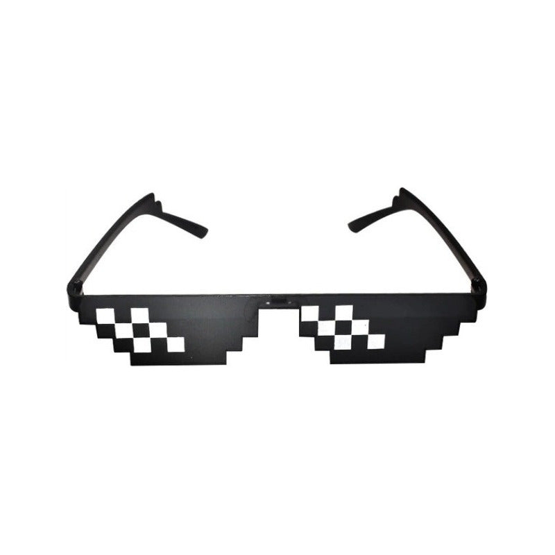 Lentes Thug Life Pixel Broma Fiesta Snoop Dogg Rap Hip Hop Color Lentes Grandes Negro Negro - Eurotruck Mexico