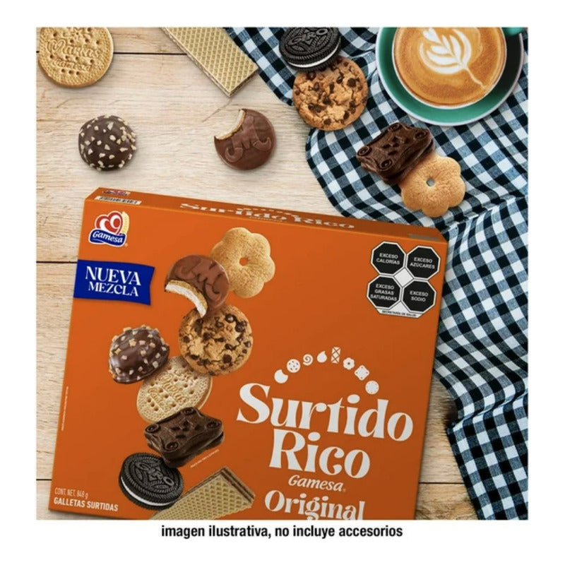 Galletas Surtido Rico Gamesa 848 Gr Cremax Mamut Chokis - Eurotruck Mexico