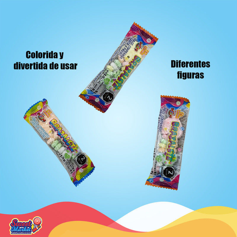 Las Delicias Brazalete Dulce Sabor Frutal 48 Piezas Display 480g