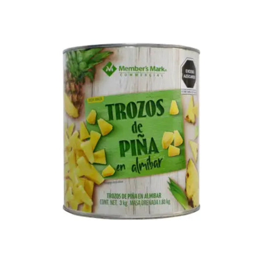 Trozos De Piña Almibar Members Mark 3.060 Kg