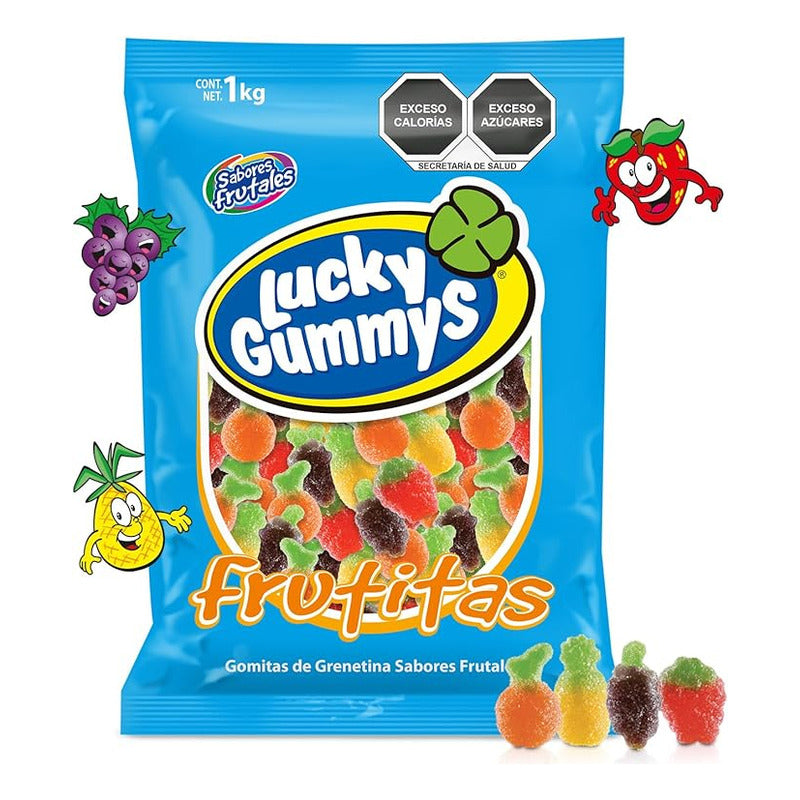 Lucky Gummys Frutitas Gomitas De Azucar 1kg