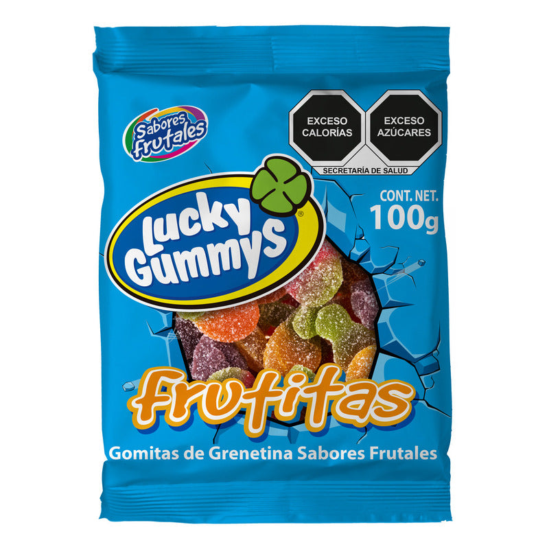 Gomitas Lucky Gummys Frutitas Pack 8x100g Sabor Frutal Con Grenetina - Eurotruck Mexico