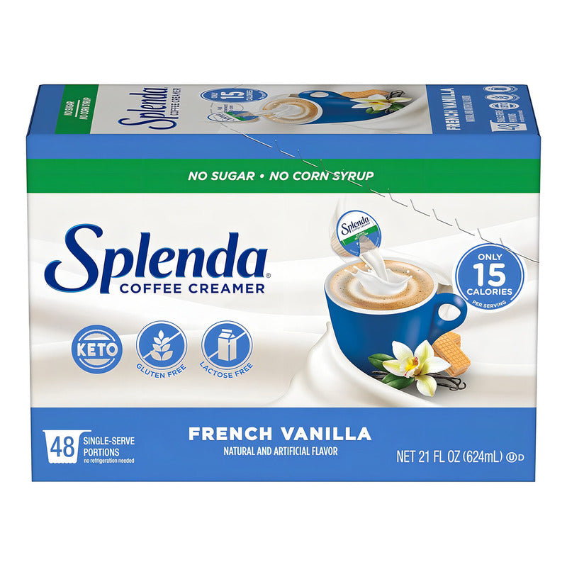 Crema Para Cafe French Vanilla Splenda Creamer Cups 48 Pz