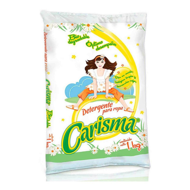 Detergente Para Ropa En Polvo Carisma Biodegradable 1kg