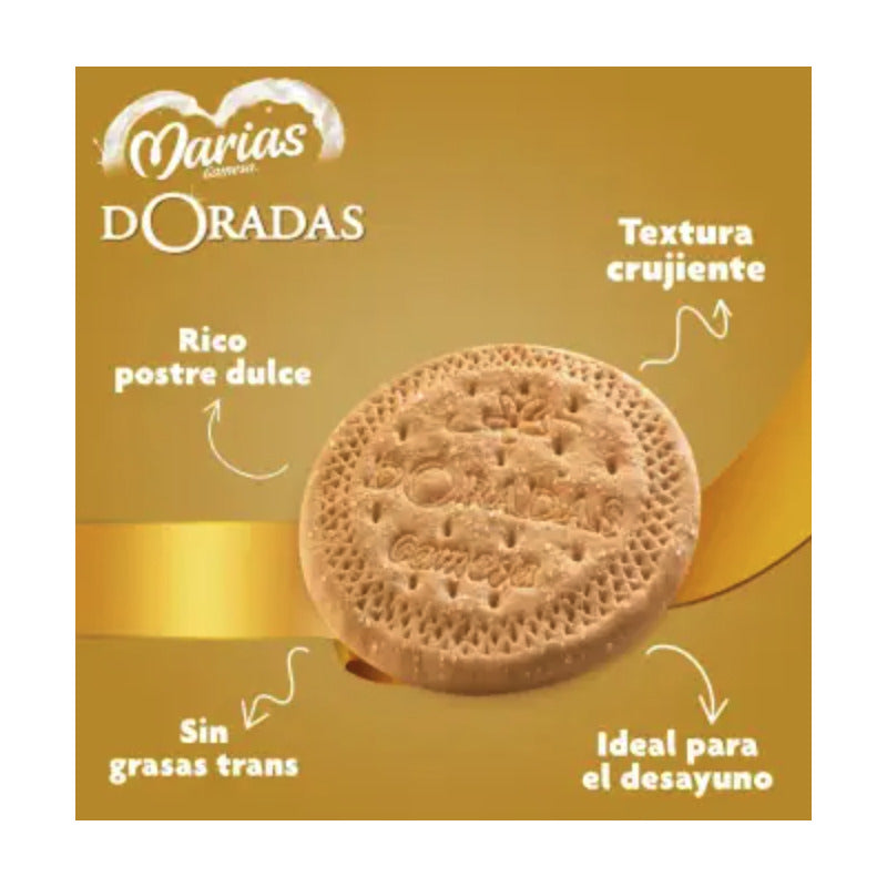 Galletas Marias Doradas Hojaldrada 8 Pz Sabor Leche 1,368 Kg - Eurotruck Mexico