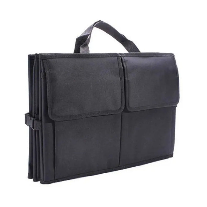 Organizador Bolsa Maletero Para Auto Plegable Gran Capacidad Negro Liso