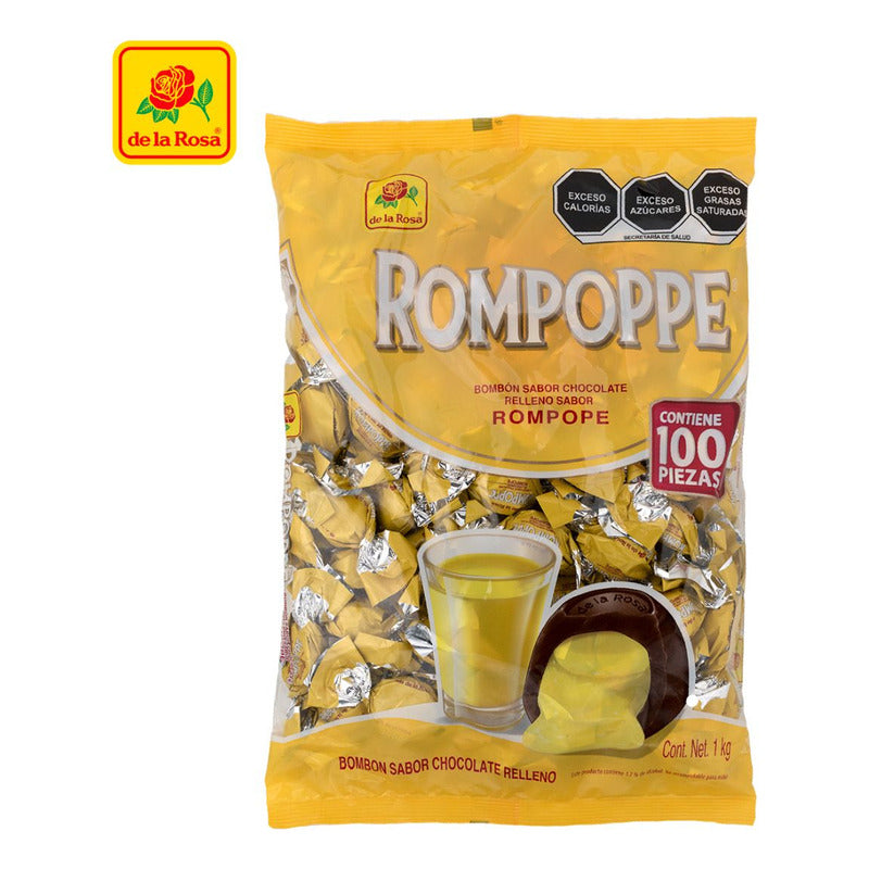 Chocolate Rompoppe Dulces De La Rosa 100 Piezas