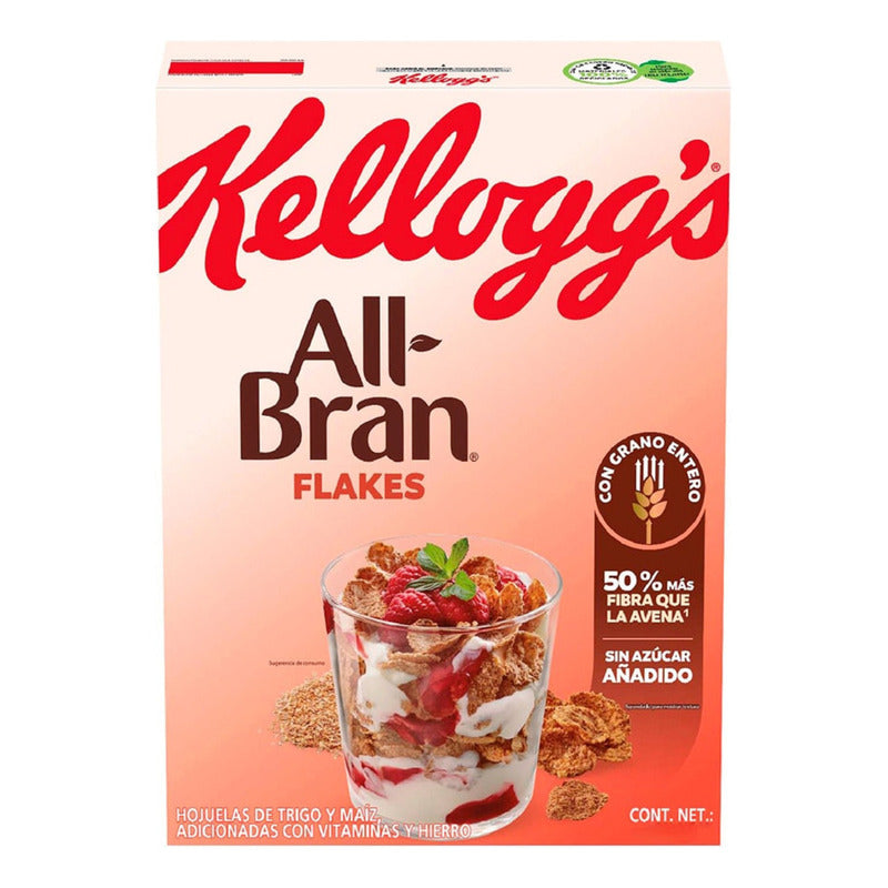 Cereal Kelloggs All Bran Flakes Fibra 300 Gr