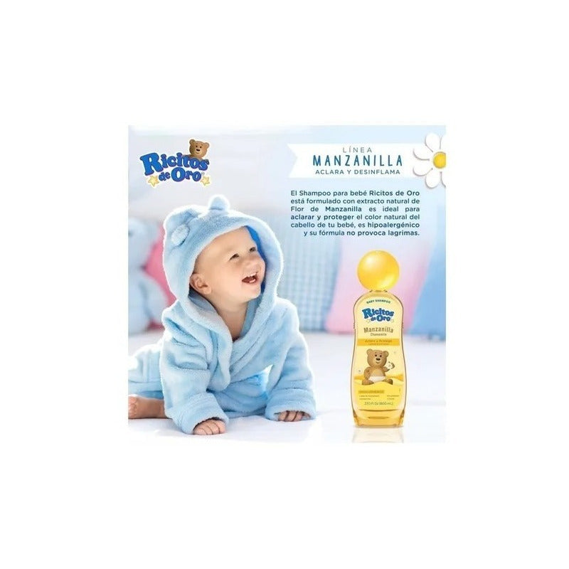 Shampoo Ricitos De Oro Manzanilla Hipoalergénico 800ml