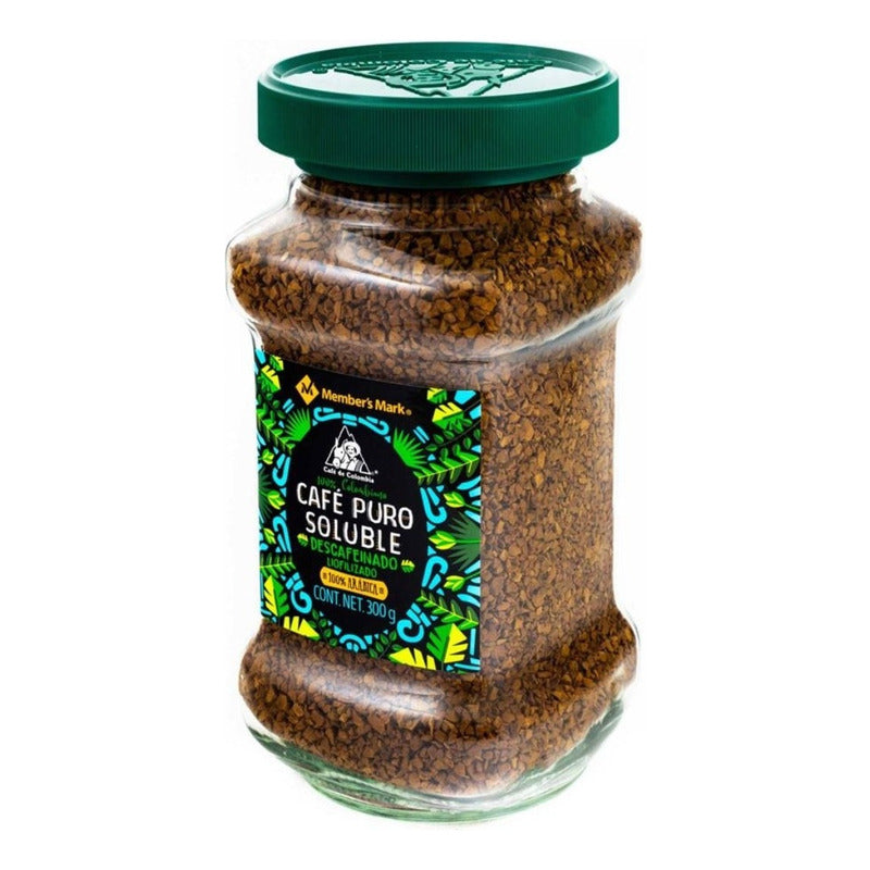 Cafe Puro Soluble Liofilizado Descafeinado Members Mark 300 Gr - Eurotruck Mexico